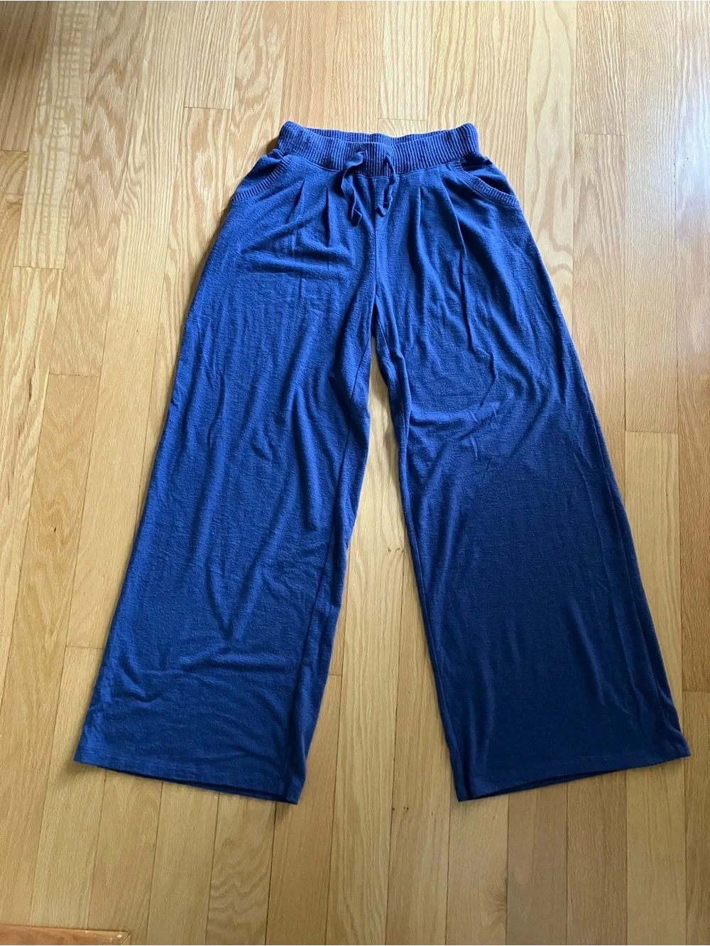 Saturday/Sunday brand by Anthropologie Wide-Leg Lounge Pants in Blue